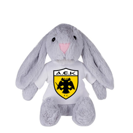 Λουτρινο Αρκουδακι Κουνέλι 30cm ΑΕΚ