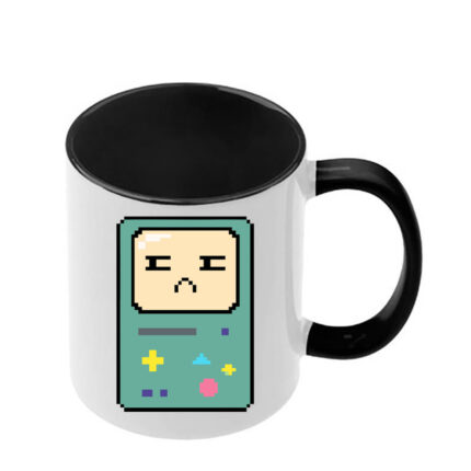 Κούπα Adventure Time με μαύρη λαβή και εσωτερικό