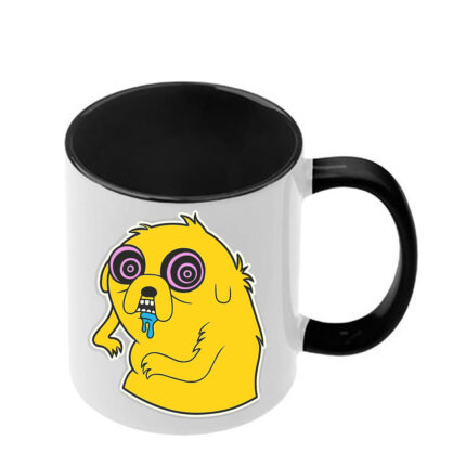 Κούπα Adventure Time με μαύρη λαβή και εσωτερικό