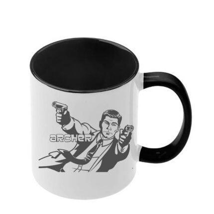 Κούπα Archer με μαύρη λαβή και εσωτερικό