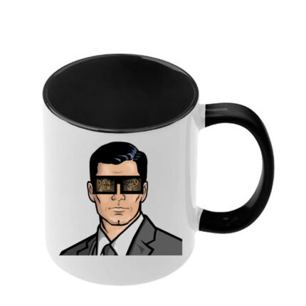 Κούπα Archer με μαύρη λαβή και εσωτερικό