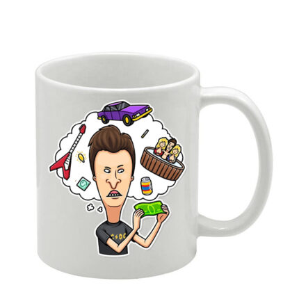 Λευκή κούπα Beavis and Butthead
