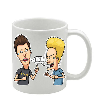 Λευκή κούπα Beavis and Butthead