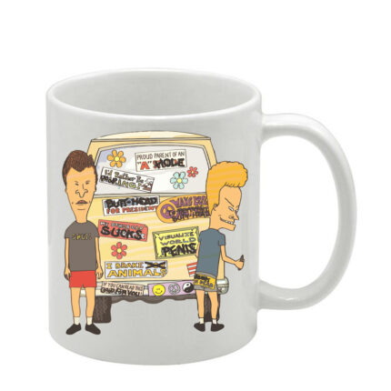Λευκή κούπα Beavis and Butthead
