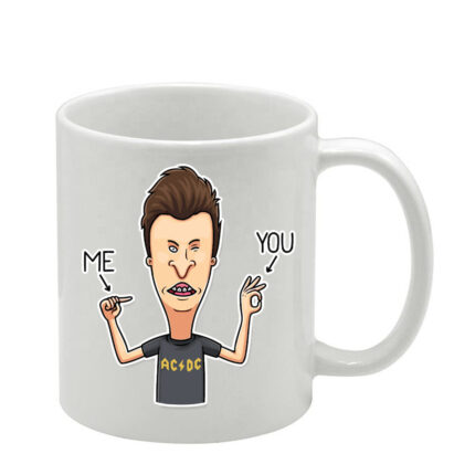 Λευκή κούπα Beavis and Butthead