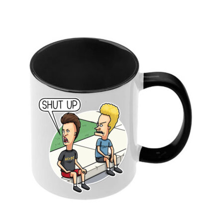 Κούπα Beavis and Butthead με μαύρη λαβή και εσωτερικό