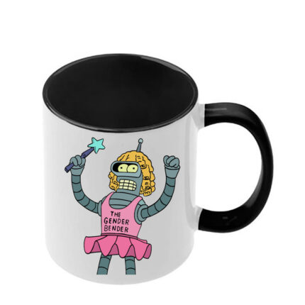 Κούπα Futurama με μαύρη λαβή και εσωτερικό