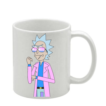 Λευκή κούπα Rick and Morty