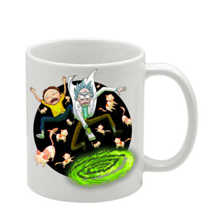 Λευκή κούπα Rick and Morty
