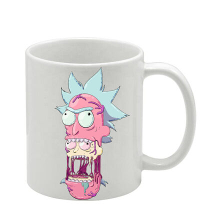 Λευκή κούπα Rick and Morty