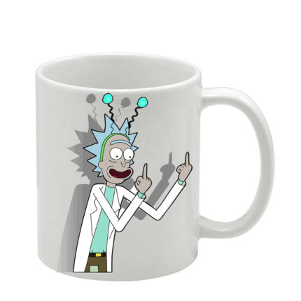 Λευκή κούπα Rick and Morty