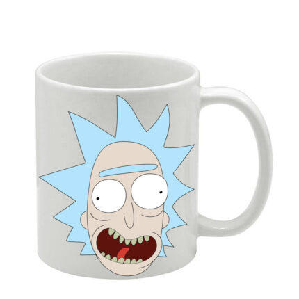 Λευκή κούπα Rick and Morty