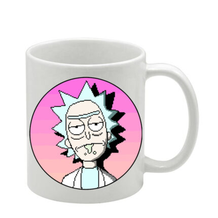 Λευκή κούπα Rick and Morty