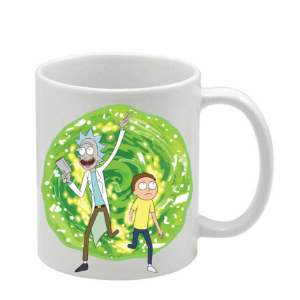 Λευκή κούπα Rick and Morty