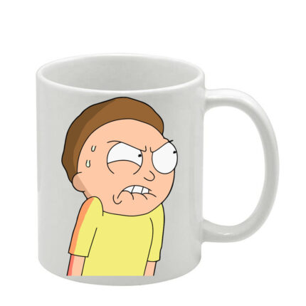 Λευκή κούπα Rick and Morty