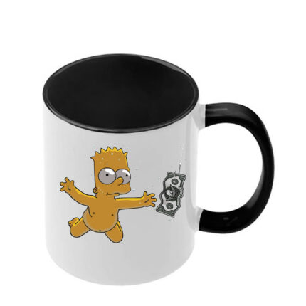 Κούπα The Simpsons με μαύρη λαβή και εσωτερικό