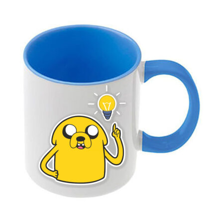 Κούπα Adventure Time με γαλάζια λαβή και εσωτερικό