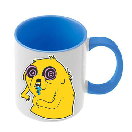 Κούπα Adventure Time με γαλάζια λαβή και εσωτερικό