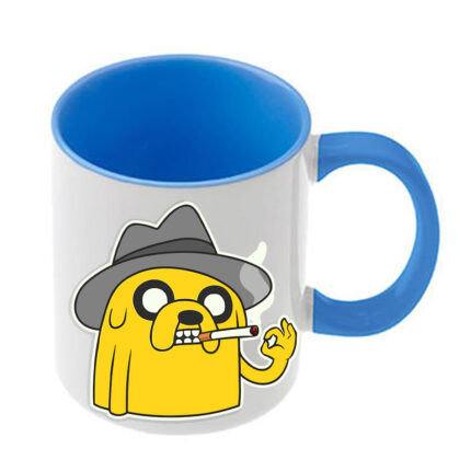 Κούπα Adventure Time με γαλάζια λαβή και εσωτερικό