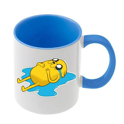 Κούπα Adventure Time με γαλάζια λαβή και εσωτερικό