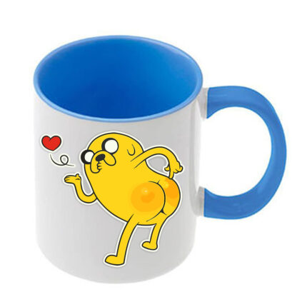 Κούπα Adventure Time με γαλάζια λαβή και εσωτερικό