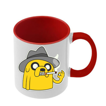 Κούπα Adventure Time με κόκκινη λαβή και εσωτερικό