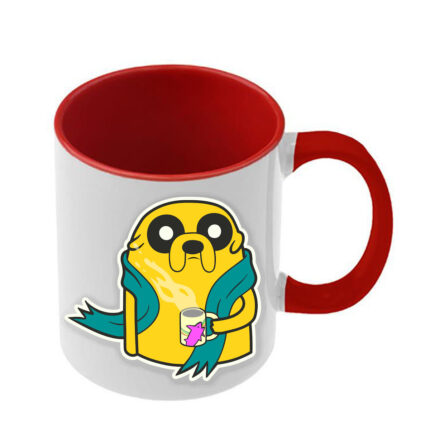 Κούπα Adventure Time με κόκκινη λαβή και εσωτερικό