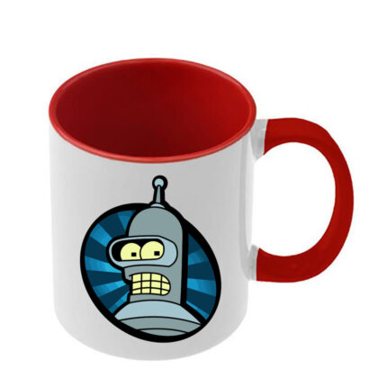 Κούπα Futurama με κόκκινη λαβή και εσωτερικό