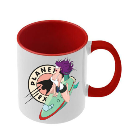 Κούπα Futurama με κόκκινη λαβή και εσωτερικό