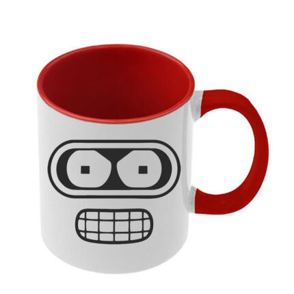 Κούπα Futurama με κόκκινη λαβή και εσωτερικό