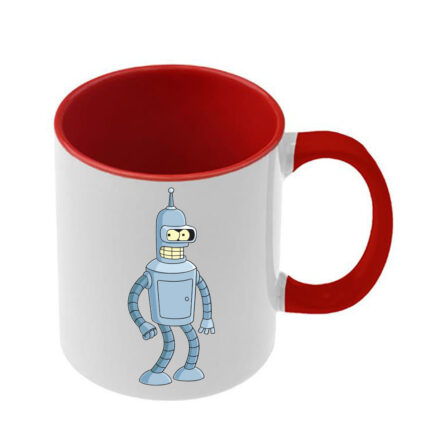 Κούπα Futurama με κόκκινη λαβή και εσωτερικό