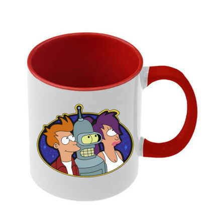 Κούπα Futurama με κόκκινη λαβή και εσωτερικό