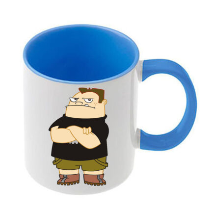 Κούπα Phineas and Ferb με γαλάζια λαβή και εσωτερικό