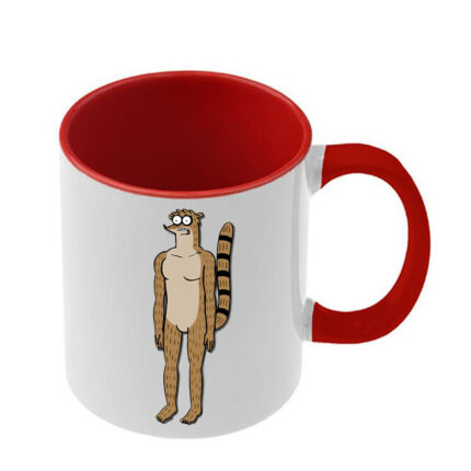 Κούπα The Regular Show με κόκκινη λαβή και εσωτερικό