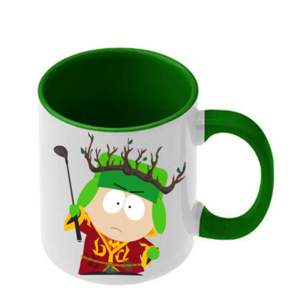 Κούπα South Park με σκούρα πράσινη λαβή και εσωτερικό