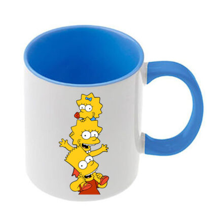 Κούπα The Simpsons με γαλάζια λαβή και εσωτερικό