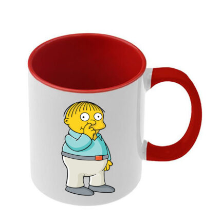 Κούπα The Simpsons με κόκκινη λαβή και εσωτερικό