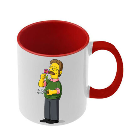 Κούπα The Simpsons με κόκκινη λαβή και εσωτερικό
