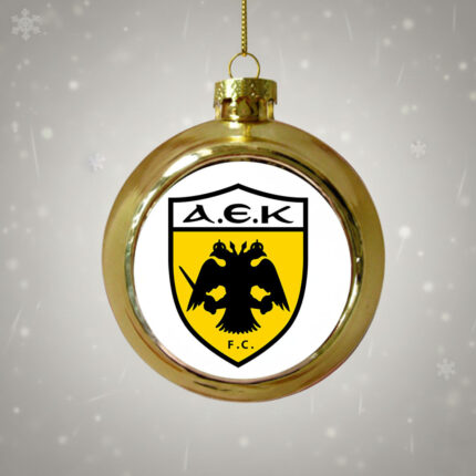 Χρυσή Χριστουγεννιάτικη Μπάλα ΑΕΚ