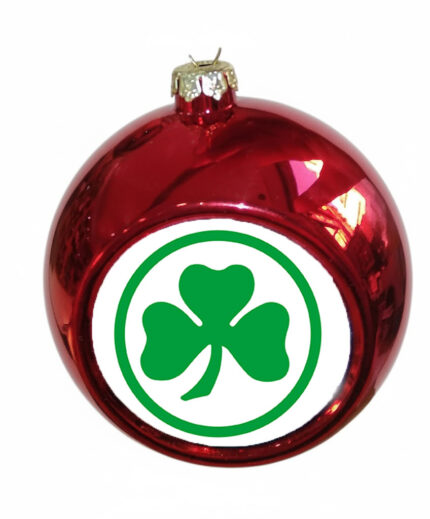 Κόκκινη Χριστουγεννιάτικη Μπάλα Παναθηναικός ΠΑΟ