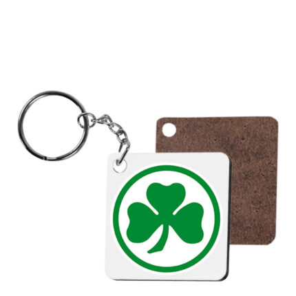 Ξύλινο Μπρελόκ τετράγωνο Παναθηναικός ΠΑΟ