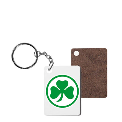 Ξύλινο Μπρελόκ ορθογώνιο Παναθηναικός ΠΑΟ